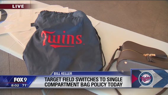 Target Field switching to single-compartment bag policy Friday
