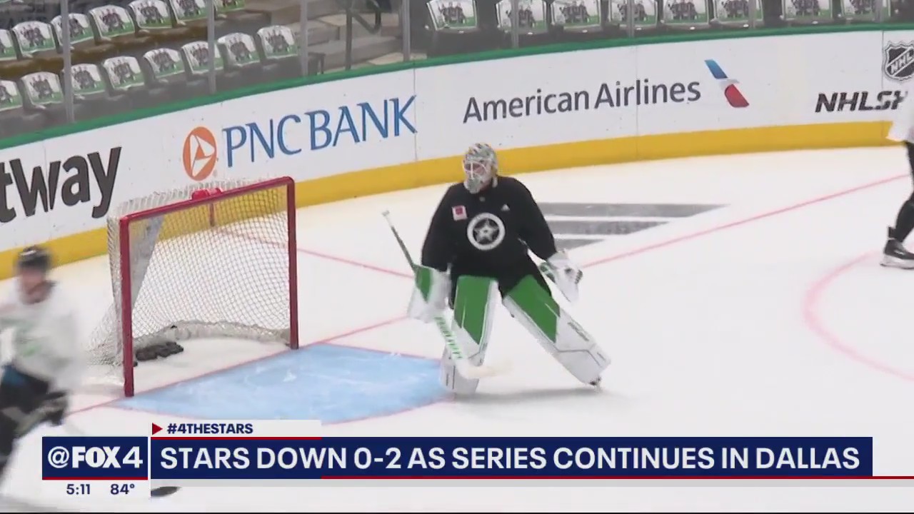 Dallas Stars take on Golden Knights in Game 3