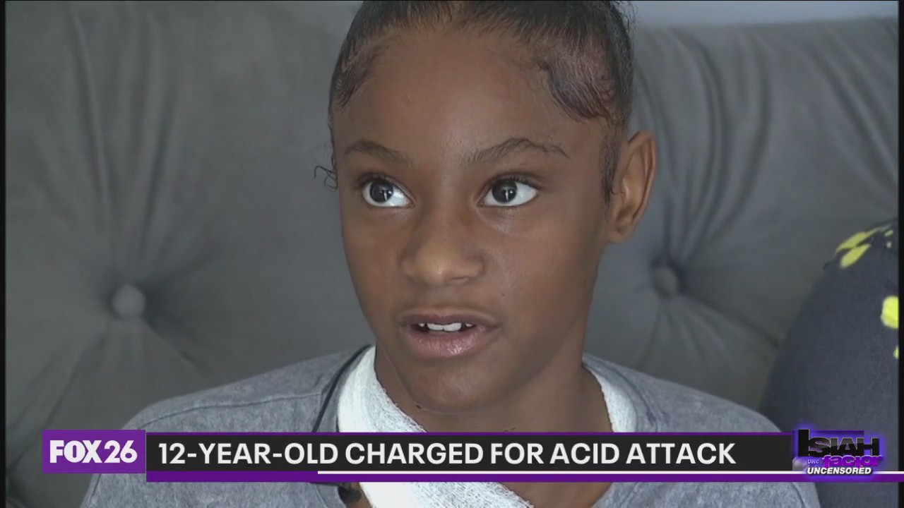 12-year-old charged for using acid to attack child