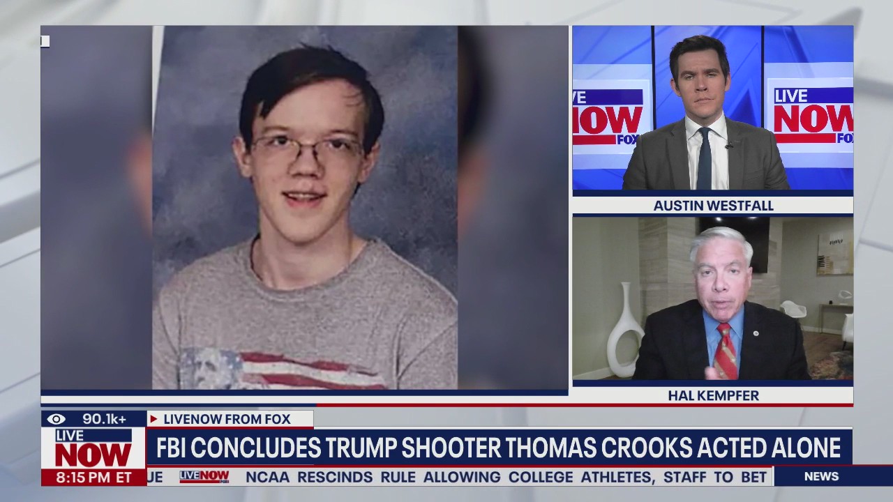 FBI concludes Trump shooter Thomas Crooks acted alone