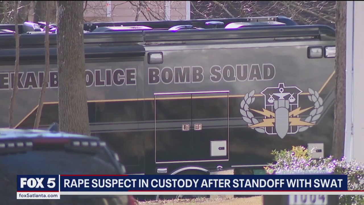 Rape suspect in custody after standoff with SWAT | FOX 5 Atlanta