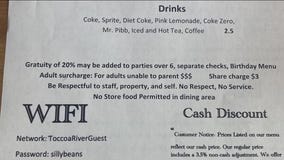 Georgia restaurant imposes "Bad Parenting Fee"