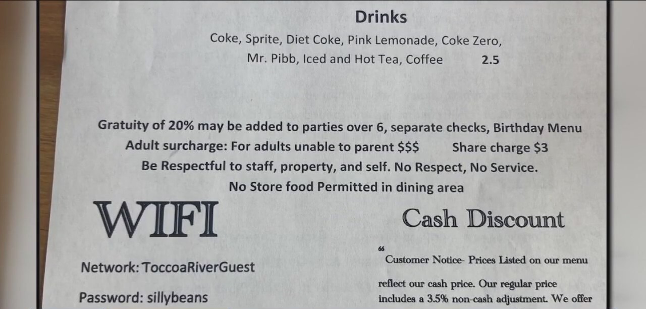 Georgia restaurant imposes "Bad Parenting Fee"