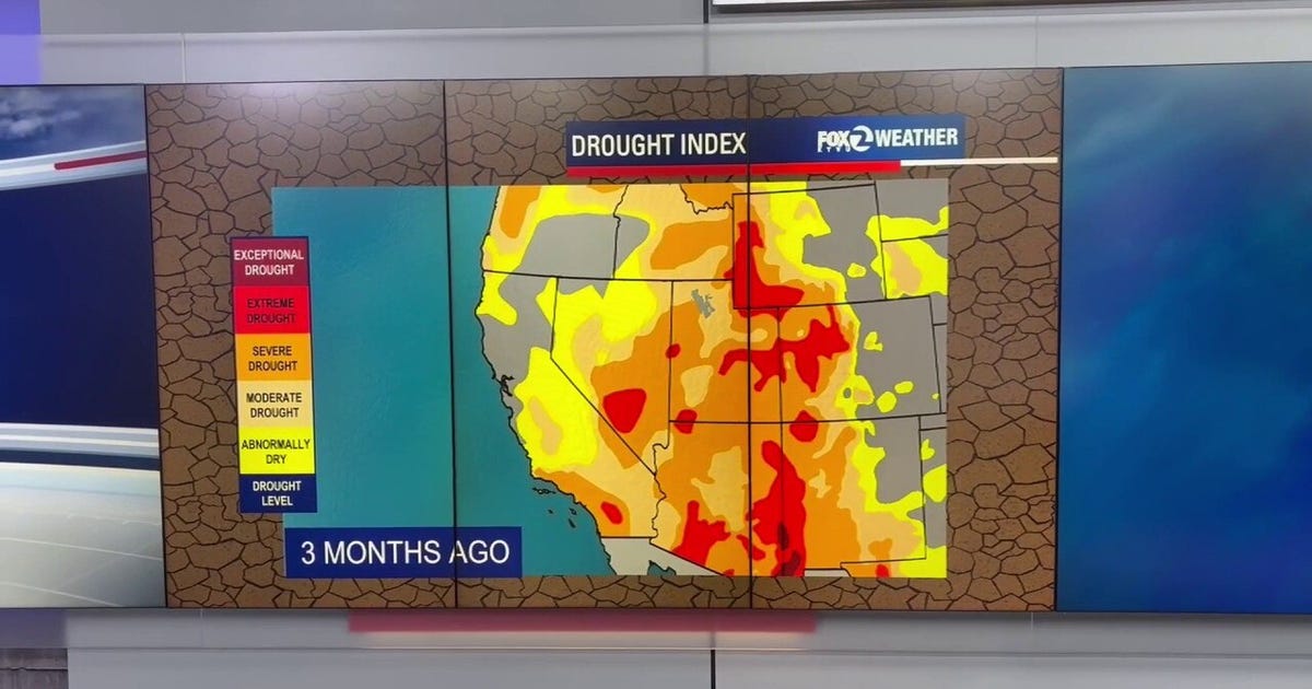 California drought status map