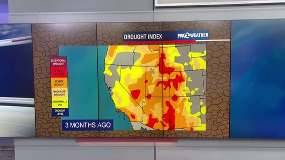 California drought status map