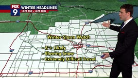 Winter storm ahead for Minnesota