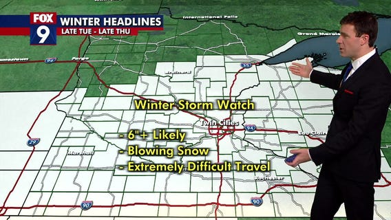 Winter storm ahead for Minnesota