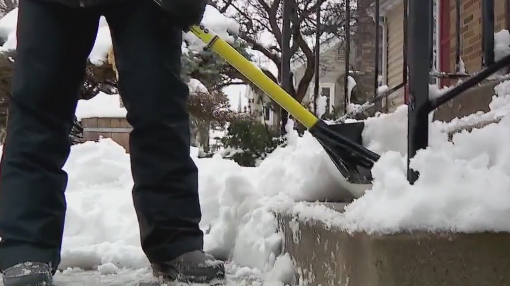 Shifting storms presents shoveling conundrum