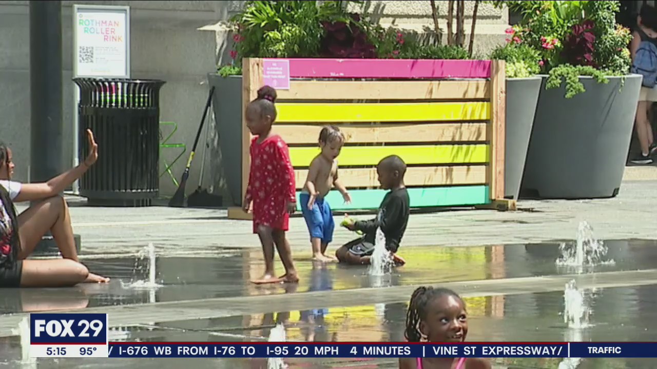 People seek resources to stay cool in Philadelphia's extreme heat