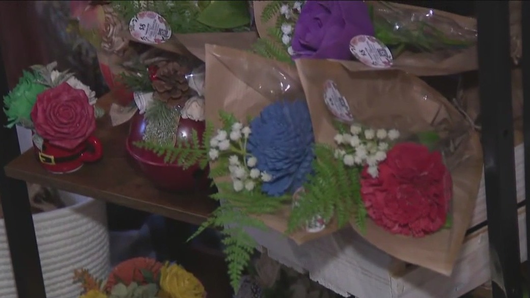 Floral designs using a special plant