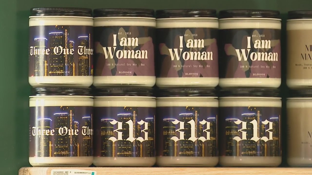 Detroit candle brand flying off shelves
