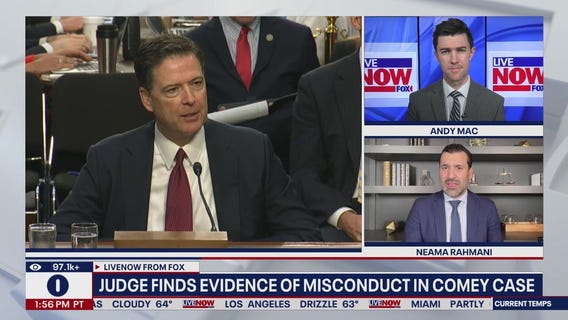 Judge finds evidence of misconduct in Comey case