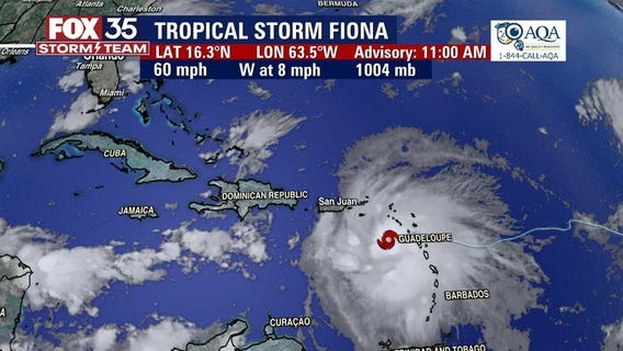 Tropical Storm Fiona to strengthen into Cat 2 hurricane