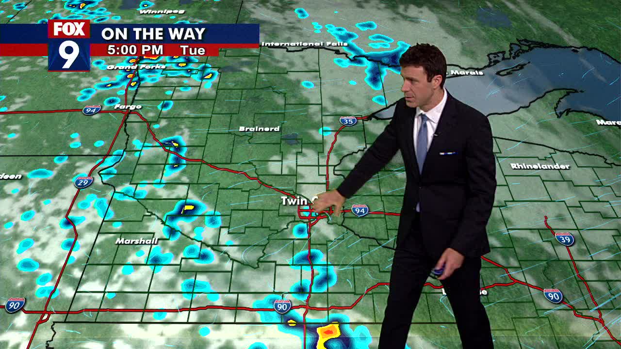 MN Weather: Isolated rumbles and Hazy Tuesday