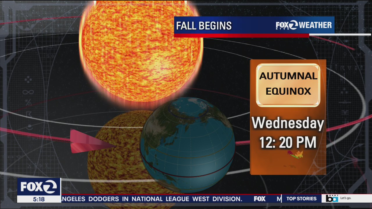 First day of fall, hot inland