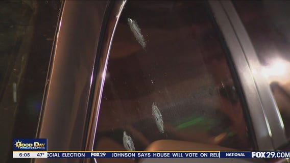 Woman visiting family in Philadelphia injured by broken glass in drive-by shooting