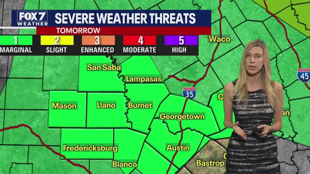 Austin weather: Rain chances Monday