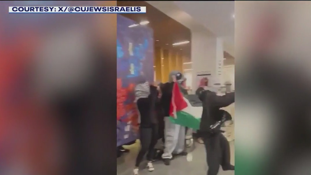 Pro-Palestinian protest at Barnard College