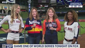 Astros Shooting Stars join Sally and Melissa at Minute Maid