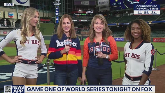 Astros Shooting Stars join Sally and Melissa at Minute Maid