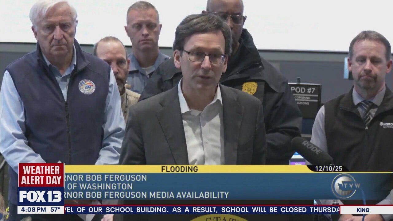 Gov. Ferguson declares emergency over WA flooding