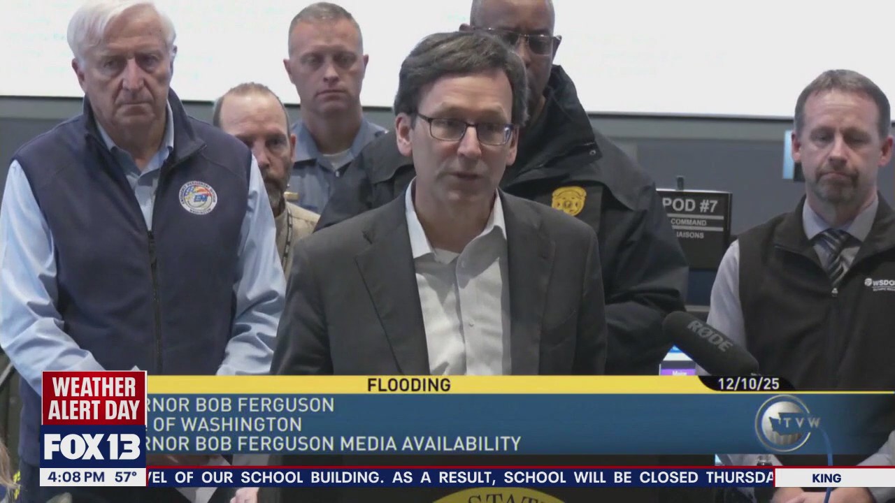 Gov. Ferguson declares emergency over WA flooding