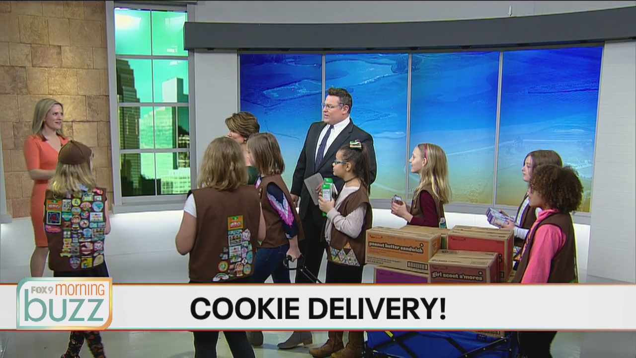 Girl Scouts crash the Morning Buzz to kick off cookie season