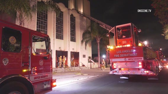 Investigation underway after 'suspicious' fire damages church in Boyle Heights