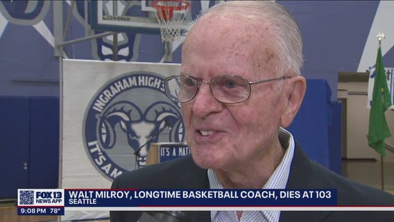 Longtime Seattle high school basketball coach Walt Milroy dies at 103 years old