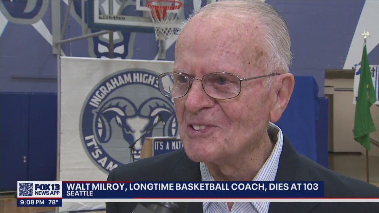 Longtime Seattle high school basketball coach Walt Milroy dies at 103 years old