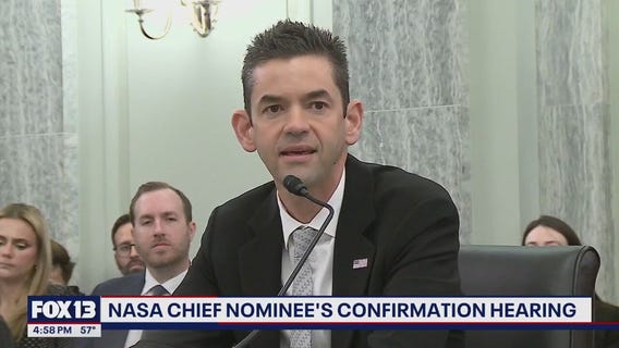 NASA chief nominee undergoes confirmation hearings