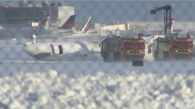 All 80 passengers survive after plane crashes while landing