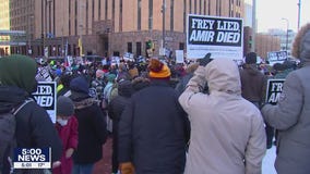 Protesters rally in Minneapolis over shooting of Amir Locke