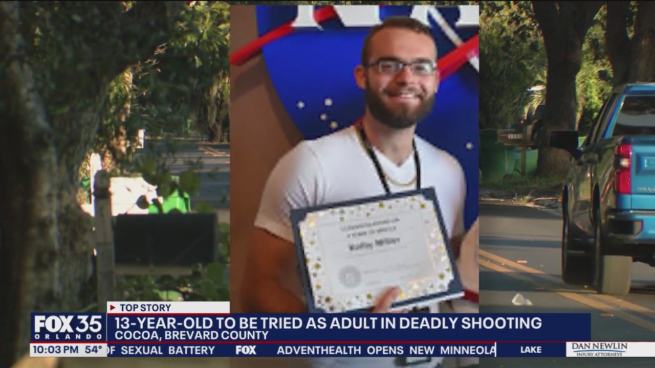 Boy, 13, to be tried as adult in deadly Brevard County shooting