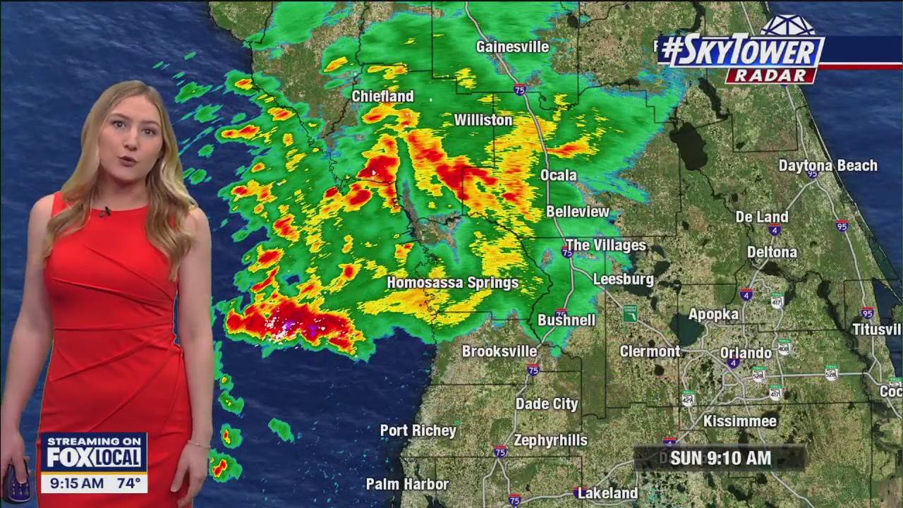 Tampa weather | Rain moves through Sunday morning