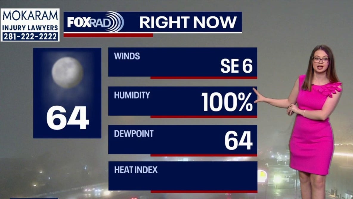 Houston weather: Foggy Thursday morning in the 60s