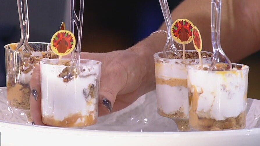 Thanksgiving recipe: Pumpkin Cheesecake Mousse Parfaits