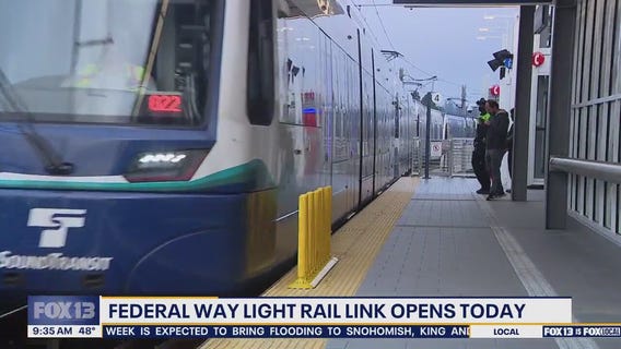 Sound Transit opens Federal Way light rail extension