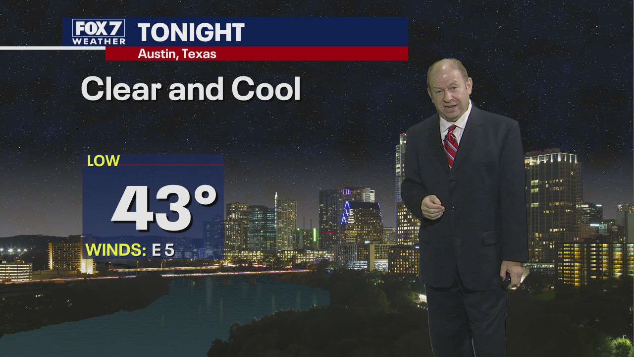 Evening weather forecast for November 16, 2020