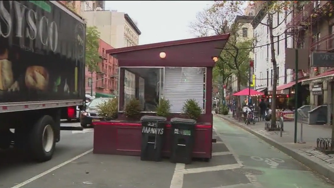 NYC dismantling outdoor dining sheds