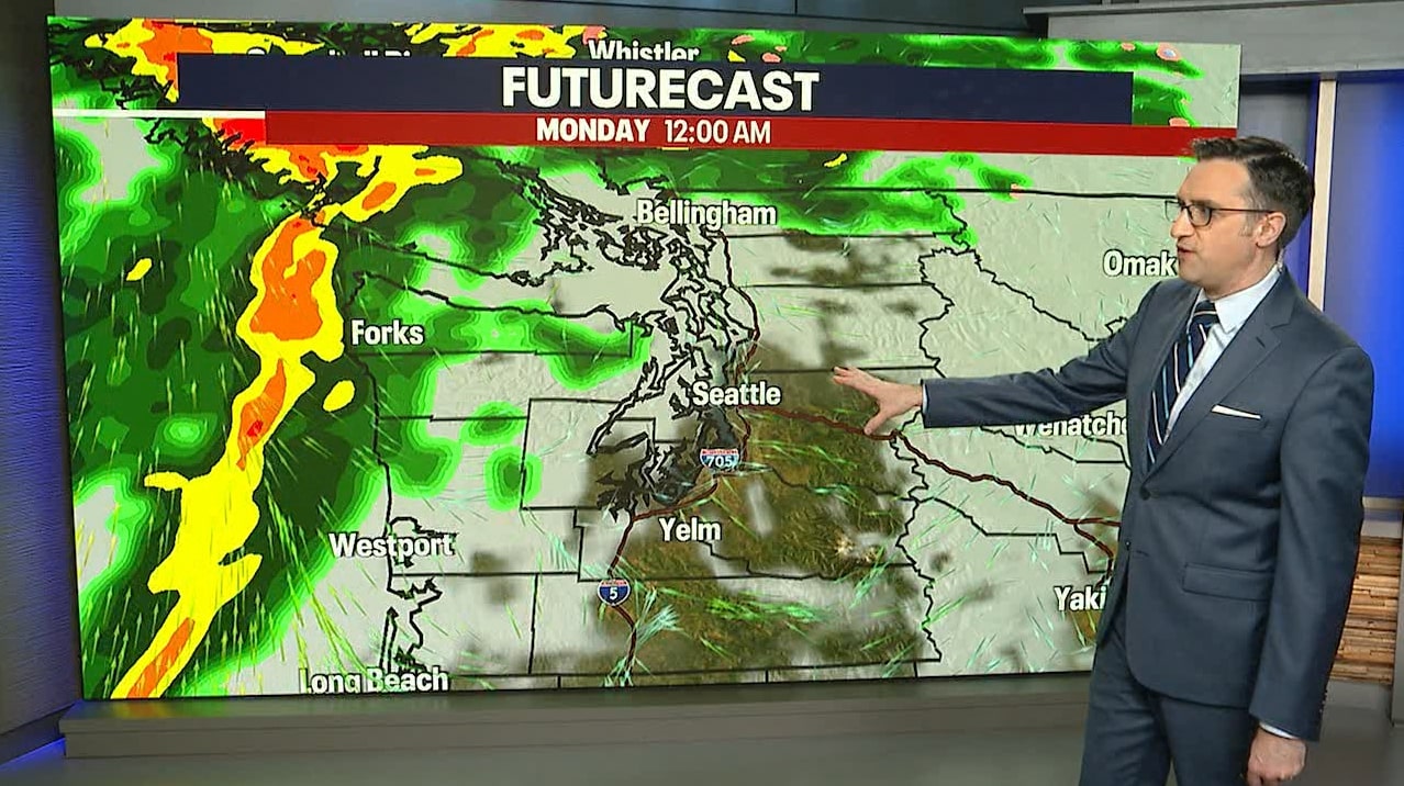 A wet weekend with record warm temps by Sunday