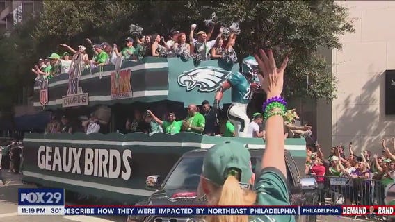 Eagles Super Bowl: New Orleans hosts Super Bowl Mardi Gras parade