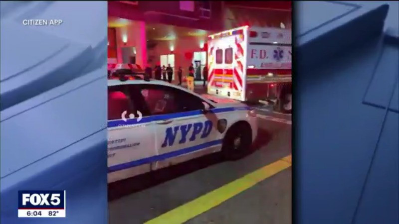 Man with a knife dead after attacking officers