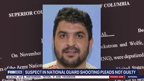 Suspect in DC National Guard shooting pleads not guilty