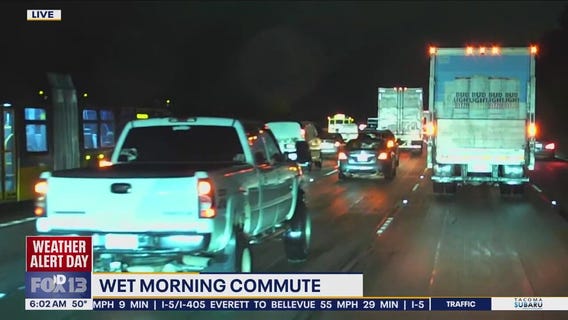 Wet Wednesday morning commute in WA