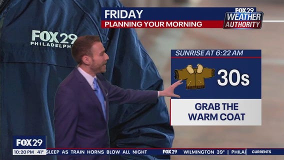 Weather Authority: 10 p.m. Thursday forecast