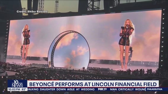 Beyoncé returns to Philadelphia for first time since 2018