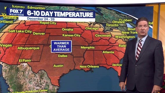 Austin weather: Warm Christmas ahead