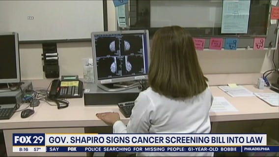 Gov. Shapiro signs cancer screening bill into law