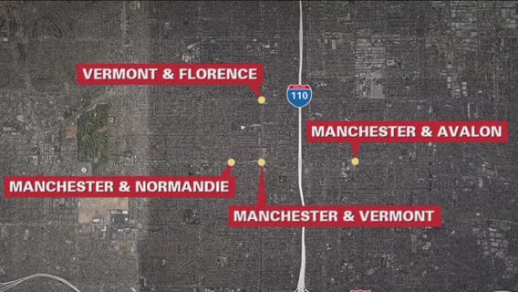 Most dangerous intersections in Los Angeles